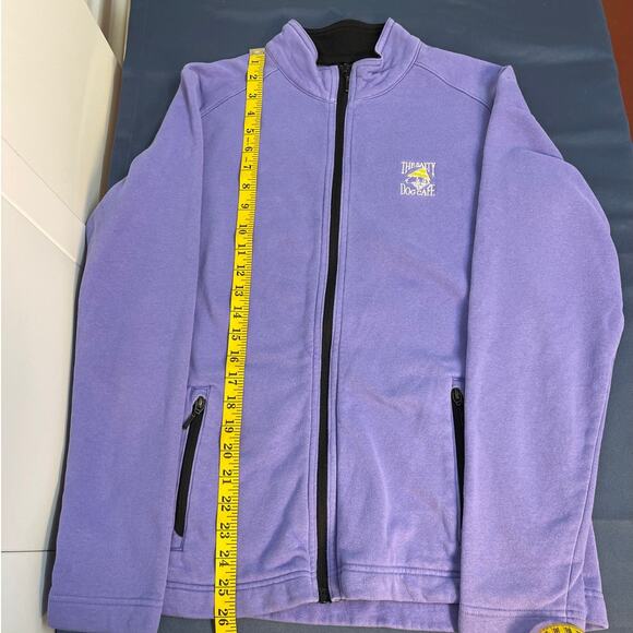 Gear for Sports Long Sleeve Mock Neck Zip‎ Up Jacket Color Purple Size L - Picture 7 of 8